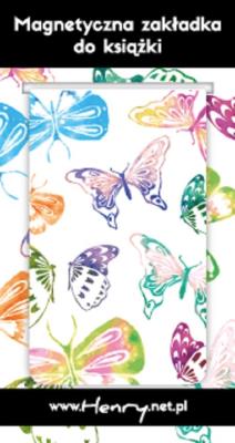Opakowanie Magnetyczna zakładka do książki - Motyle (opakowanie 2 sztuki)