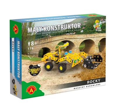 Okładka książki Mały Konstruktor Maszyny  Rocky