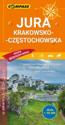Okładka książki Mapa tur. - Jura Krakowsko-Częstochowska