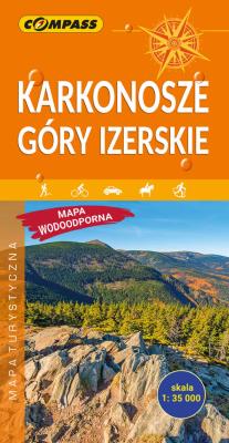 Okładka książki Mapa tur- Karkonosze, Góry Izerskie 1:35 000