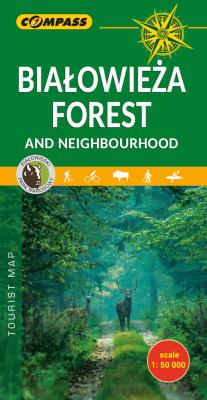 Okładka książki Mapa tur. - Puszcza Białowieska i okolice w.ang