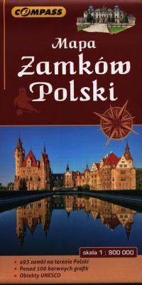 Okładka książki Mapa turystyczna - Zamków Polski