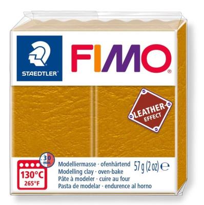 Opakowanie Masa Fimo Leather effect 57g ochra