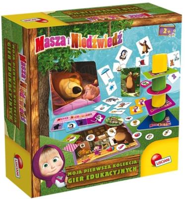 Opakowanie Masza i Niedźwiedź Zestaw gier edukacyjnych