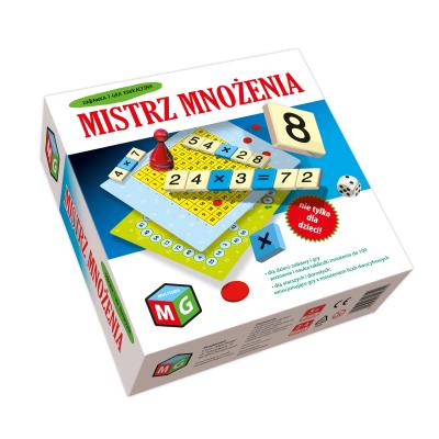 Opakowanie Mistrz mnożenia - zabawa i gra edukacyjna - nie tylko dla dzieci!