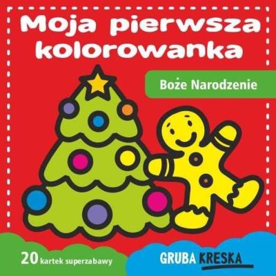 Okładka książki Moja pierwsza kolorowanka. Boże Narodzenie
