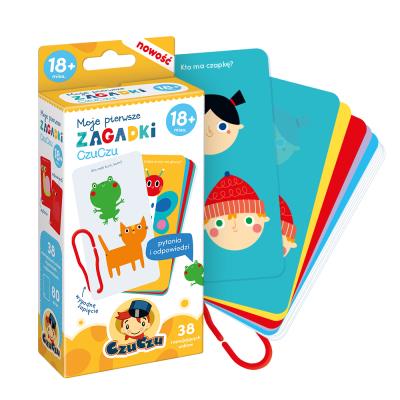 Okładka książki Moje pierwsze zagadki CzuCzu 18 mies.+