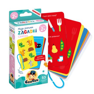 Okładka książki Moje pierwsze zagadki CzuCzu 2+