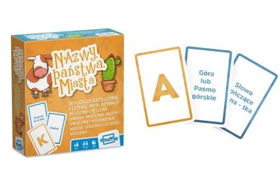 Nazwy, Państwa, Miasta CARTAMUNDI. Wydawca: Cartamundi. SmakLiter.pl Opakowanie Nazwy, Państwa, Miasta CARTAMUNDI