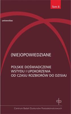 (Nie)opowiedziane. Polskie doświadczenie wstydu.... Autor: Michał Kuziak (red.), Paczoska Ewa, Hanna Gosk (red.). SmakLiter.pl Okładka książki (Nie)opowiedziane. Polskie doświadczenie wstydu...