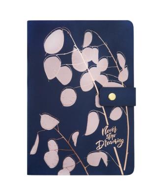 Opakowanie Notes A5/80K kratka w oprawie z ekoskóry