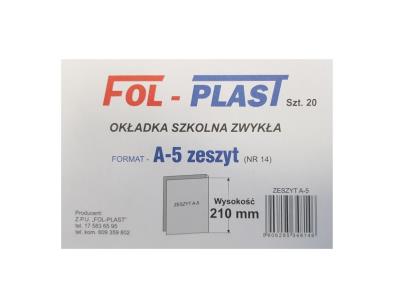 Opakowanie Okładka na zeszyt A5 NR 14 (20szt)