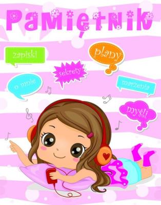 PAMIĘTNIK ZAPISKI PLANY MYŚLI. Autor: Matusiak Monika. SmakLiter.pl Okładka książki PAMIĘTNIK ZAPISKI PLANY MYŚLI