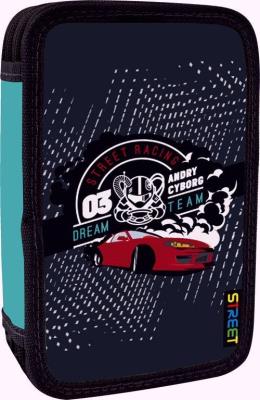 Opakowanie Piórnik dwusuwakowy z wyposażeniem Car Racing Street