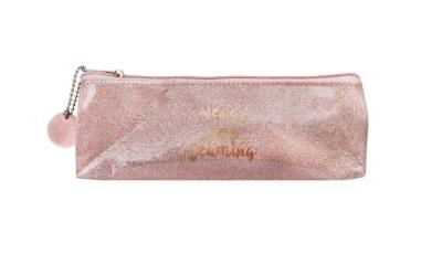 Opakowanie Piórnik saszetka brokatowy różowy