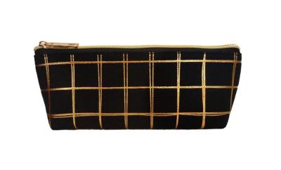 Opakowanie Piórnik saszetka złota kratka