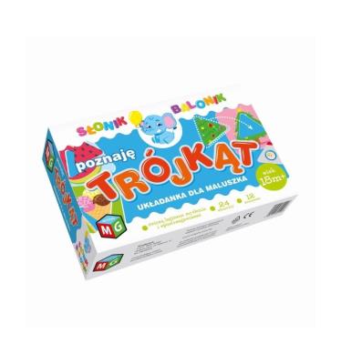 Poznaję trójkąt Słonik Balonik. Wydawca: MULTIGRA. SmakLiter.pl Opakowanie Poznaję trójkąt Słonik Balonik