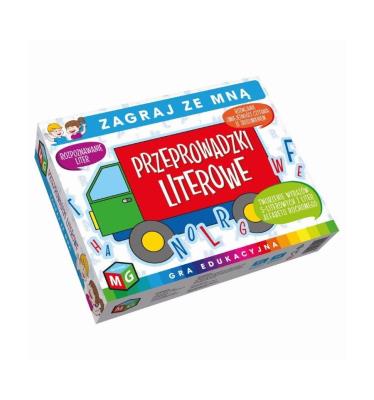 Przeprowadzki literowe. Wydawca: MULTIGRA. SmakLiter.pl Opakowanie Przeprowadzki literowe