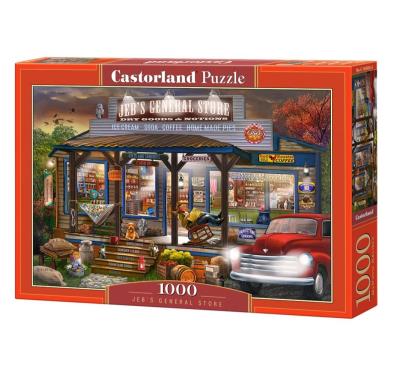 Puzzle 1000 Jeb's general store CASTOR. Wydawca: Castorland. SmakLiter.pl Opakowanie Puzzle 1000 Jeb's general store CASTOR