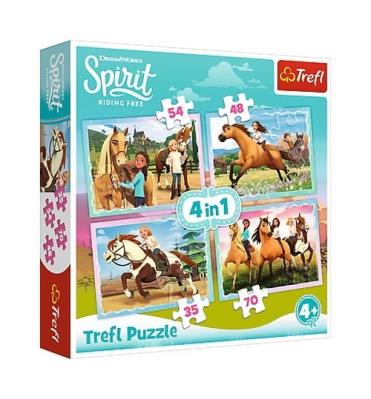 Opakowanie Puzzle 4w1 - Popołudniowa przejażdżka