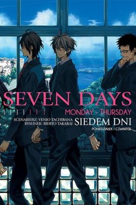 Seven Days #1 Monday - Thursday. Autor: Tachibana Venio. SmakLiter.pl Okładka książki Seven Days #1 Monday - Thursday