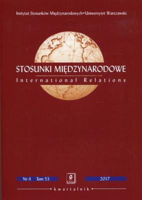 Opakowanie Stosunki Międzynarodowe Nr 4 Tom 53 /2017