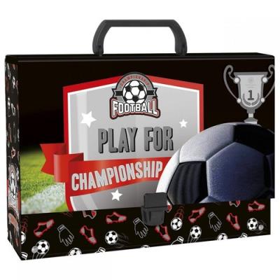 Teczka z rączką gruba A4 Piłka. Wydawca: Derform. SmakLiter.pl Opakowanie Teczka z rączką gruba A4 Piłka