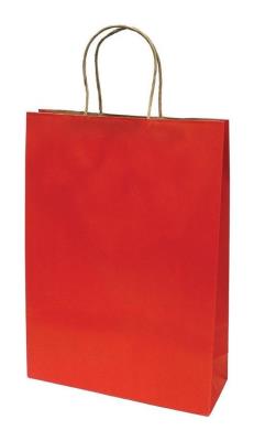 Opakowanie Torba prezentowa creative eko duża czerwona 10 sztuk