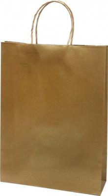 Opakowanie Torba prezentowa creative eko średnia złota 10 sztuk