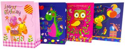 Opakowanie Torebka Lux A4 Glitter Dino Małpa 12 sztuk