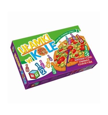 Ułamki w kole - matematyczna zabawka edukacyjna. Wydawca: MULTIGRA. SmakLiter.pl Opakowanie Ułamki w kole - matematyczna zabawka edukacyjna