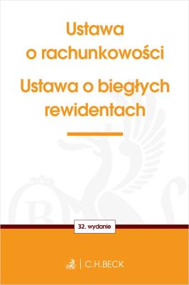 Okładka książki Ustawa o rachunkowości oraz ustawa o biegłych rewidentach