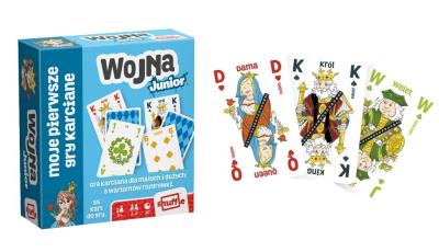 Wojna Junior CARTAMUNDI. Wydawca: Cartamundi. SmakLiter.pl Opakowanie Wojna Junior CARTAMUNDI