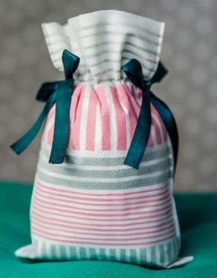 Opakowanie Worek Pastelowe Paski 20x30cm (5szt) PAKADO