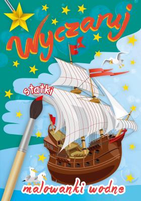 Okładka książki Wyczaruj statki Malowanki wodne