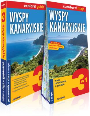Okładka książki Wyspy Kanaryjskie 3w1 przewodnik + atlas + mapa