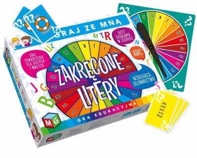 Zakręcone litery. Wydawca: MULTIGRA. SmakLiter.pl Opakowanie Zakręcone litery