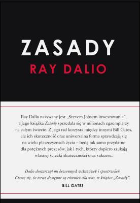 ZASADY. Autor: Dalio Ray. SmakLiter.pl Okładka książki ZASADY