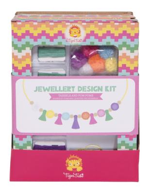 Opakowanie Zestaw kreatywny Naszyjnik - Pompony i frędzelki