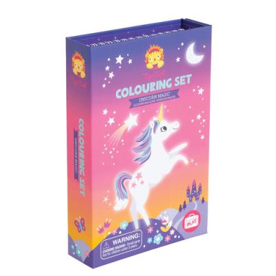 Zestaw plastyczny do kolorowania Magiczne jednorożce. Wydawca: Tiger Tribe. SmakLiter.pl Opakowanie Zestaw plastyczny do kolorowania Magiczne jednorożce