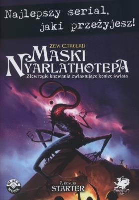Zew Cthulhu Starter Maski Nyarlathotepa. Wydawca: Black Monk. SmakLiter.pl Opakowanie Zew Cthulhu Starter Maski Nyarlathotepa