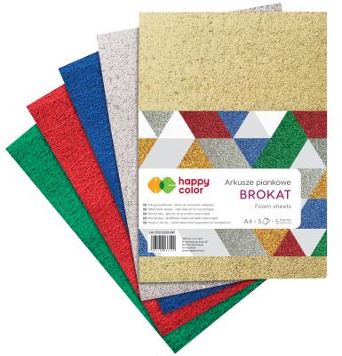 Opakowanie Arkusze piankowe A4 5 kolorów HAPPY COLOR