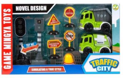 Opakowanie Auto ciężarowe światło i dźwięk + akcesoria