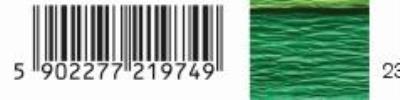 Opakowanie Bibuła marszczona nr 23 zielona (10szt)
