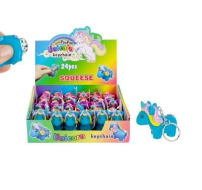 Opakowanie Brelok gumowy jednorożec 6cm