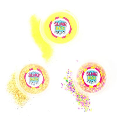 Opakowanie BROKATY ZESTAW NR 6 - 3 KOLORY  (ZŁOTY JEDNOROŻEC/SŁONECZKO/FLUO ŻÓŁTY)