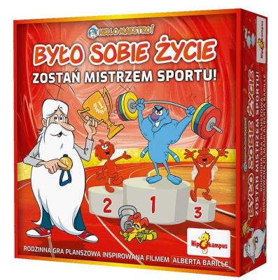 Było sobie życie - zostań mistrzem sportu. Wydawca: Hippocampus. SmakLiter.pl Opakowanie Było sobie życie - zostań mistrzem sportu