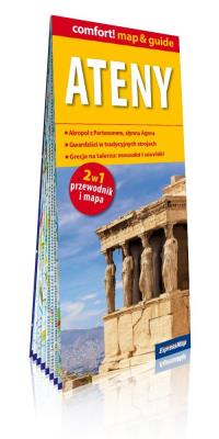 Comfort! map&guide Ateny 2w1 w.2019. Autor: Mirosław Piotr Jabłoński. SmakLiter.pl Okładka książki Comfort! map&guide Ateny 2w1 w.2019