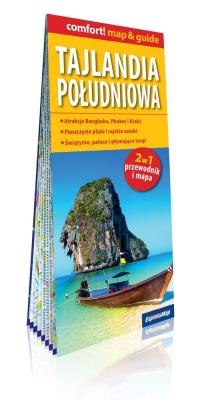 Comfort!map&guide Tajlandia południowa 2w1 w.2019. Autor: Katarzyna Byrtek. SmakLiter.pl Okładka książki Comfort!map&guide Tajlandia południowa 2w1 w.2019