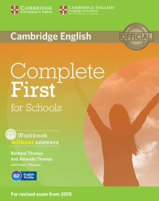 Complete First for Schools Workbook without Answers + CD. Autor: Thomas Barbara, Thomas Amanda. SmakLiter.pl Okładka książki Complete First for Schools Workbook without Answers + CD